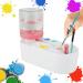 Paint Brush Cleaner Paint Brush Rinser 2023 Water Recycling Rinser Well for Cleaning Paintbrushes with Fresh Water Paint Brush Cleaner Rinse Cup for Acrylic Watercolor and Water-Based Paints Pink