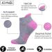 JOYNE Women's Ankle Athletic Low Cut Tab Socks - 6 Pack Grey, Cushioned Running Sports Socks - Buy Online on GoSupps.com