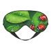 Sleep Mask Eye for Women Men Reusable Soft Blackout Eye Masks Covers for Night Better Sleep Travel Camping Road Trip Essentials Gifts for Him Her - Leaves and Ladybugs