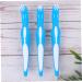 Lurrose 6-Piece Hard Prosthesis Cleaning Brush Set | Double-Sided Toothbrush for False Teeth | Portable Tooth Cleaning Tool | Ideal for Dentures & Incomplete Teeth - Blue (2 Pack) - Buy Online on GoSupps.com