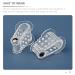 Beavorty Magnet Toe Separators - 4 Pairs for Toe Correction and Hammer Toes - Men and Women Toe Corrector Tool - Buy Online on GoSupps.com