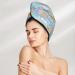 Hair Towel Wrap - Quick Drying Towel Turban with Button | Ice Cream Truck Design - Buy Online on GoSupps.com