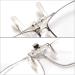 VANANA Clip-On Blue Light Blocking Reading Glasses | Flip Up 2.0x Magnifying Full-Frame Readers | Clear Lens for Eye Protection - Buy Online on GoSupps.com