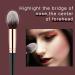 Anmor Premium Contour & Highlighter Brush Set - 2PCs Blush Bronzer Face Makeup Kit - Buy Online on GoSupps.com