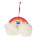 MERRYHAPY 1pc Rainbow Bath Ball Soft Bath Sponges Newborn Bath Shower Exfoliating Sponge Bath Loofah Sponge Tub for Newborn Bath Scrubber Absorbent Sponge Dog Treat Jar Shower Pouf