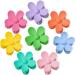 Flower Hair Claw Clips 8PCS Large Claw Clips Big Cute Hair Clips Large Hair Jaw Clips For Women Girls Thick Hair Large Daisy Hair Clips Matte Claw Clips Non Slip Strong Hold For Thin Hair 8 Colors Multicolor:Green,Pink,Ros