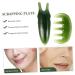 Fomiyes 3 Set Massage Scraping Tool - Jade Gua Sha Plates & Comb for Scalp Relief & Trigger Point Massage - 12x4cm Green - Buy Online on GoSupps.com
