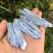 Natural Crystal Rough Home Decoration 100g Natural Blue Crystal Blue Stone Point Blue Spar Stone Specimen Gravel Crystals and Stones Celestite Stones Crystals