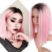 Short Pink Bob Wig for Women | Synthetic Curly & Straight Party Hair | 50s 60s 70s 80s Cosplay - Buy Online on GoSupps.com
