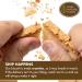 Dijas Natural Foods Crunchy Fat Free Biscotti Cookie - All Natural & Preservative Free - Low Calorie Snack (5oz, Raisin Almond) - Buy Online on GoSupps.com