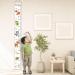 Fanelod Height Diagram - Kids' Growth Chart with Cartoon Design | Pine & Canvas Textures - Perfect for Measuring Children's Growth - Buy Online on GoSupps.com