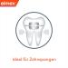 Elmex Toothpaste Caries Protection for Braces | 75ml Pack of 3 | Ages 8-18 - International Shipping - Buy Online on GoSupps.com