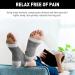 AVIDDA Plantar Fasciitis Compression Socks - Heel Arch Support Pain Relief Sleeves for Men and Women in White, Size L - Buy Online on GoSupps.com