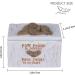 ACTLATI Engraved Resin Pet Urn for Dogs Ashes - Hand-Crafted Cremation Memorial Keepsake Box - Buy Online on GoSupps.com