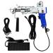 TEKCHIC Rug Tufting Gun  Electric Carpet Cut and Loop Pile 2 in 1 Machine Tufted Rug Making Gun Weaving Flocking Machine 100-240V 9-21mm -Blue