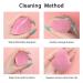 Microfiber Velvet Rose Makeup Sponge - Latex-Free Dual Layer Blender for Flawless Foundation Powder & Cream Makeup (Pink - Buy Online on GoSupps.com