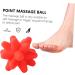 Magiclulu Star Fitness Ball - Portable Massage Roller & Coordination Training Tool | Elastic Silicone Pilates Ball (8x8cm) - Foot Massager in Red - Buy Online on GoSupps.com