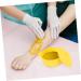 Frcolor Wax Melting Warmer - Silicone Shell for Face & Body | Portable 13.5x11.5cm Yellow Bowl for Skin Care - Buy Online on GoSupps.com