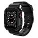 OROBAY Compatible with Apple Watch Band 45mm 44mm 42mm with Case Shockproof Rugged Band Strap for iWatch SE2 SE Series 8/7/6/5/4/3/2/1 45mm 44mm 42mm with Bumper Case Cover Men Women Matte Black Matte Black 45mm/44mm/42mm