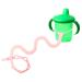 Goji Baby Bottle Bungees - Sippy Cup Holder Strap - Sippy Cup and Toy Safety Tether - Keep Essentials Within Reach - For Kids Ages 0-36 Months - BPA and Phthalate-Free -  Pink 1pk