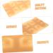 LALAFINA 3pcs Silicone Practice Skin Silicone Makeup Skin Face Skin Makeup Brow Skin Thicken Cosmetic 3d - Buy Online on GoSupps.com