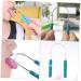 FRCOLOR 9 Pcs Kids Oral Cleaning Tools - Stainless Steel Mouth Scraper Set for Travel & Home - Durable & Safe - Buy Online on GoSupps.com