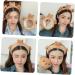 PLAFOPE Bear Face Wash Headband Make up Headbands Bear Headband Spa Hair Band Facial Headbands Spa Headbands Headband for Washing Face Skincare Headbands Makeup Headband - Buy Online on GoSupps.com