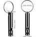 Buy Aster 6-Piece Aluminum Emergency Whistle Set - Safety Signal Pipe with Lanyard for Hiking Camping Training & Outdoor Sports - Buy Online on GoSupps.com