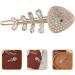 Fishbone Hairpin Hair Clip Girls Hair Barrettes Hair Accessory for Women Hair Gems for Women Girls Hairpin Hairpins for Girls Metal Fish Bone Clip Hair Accessories Miss - Buy Online on GoSupps.com