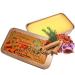 Exquisite SANDALWOOD Perfume - Eau de Parfum - Solid Balm - Natural Essential Oils Aromatherapy Fragrance (Santalum Album Spruce Amber Palo Santo Saffron Wood) Travel Size Party Gifts - 0.5oz