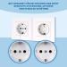 WEMK Child Safety Sockets - 20-Piece Set with Rotary Mechanism & Adhesive TESA Tape - Baby & Toddler Socket Fuse Protection - Buy Online on GoSupps.com