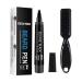 Nevay Bart Fill pencil set waterproof deluxe beard fill pin brush beard amplifier mustache coloring shape tool brush for contouring realistic beard black