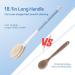 Long Handle Body Shower Brush Back Scrubber - Stiff & Soft Bristles, Anti-Slip, Exfoliator for Women Men Elderly - Blue - Buy Online on GoSupps.com