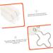DOITOOL 2 Pi ces Pince-nez Modelant Outils Clip De Nez Dispositif De Nez Le Haut L ve-nez Pince-nez De Natation Formeur De Nez Bricolage Clip Beaut Cosm tique Silicone 5X3.5X2.3CM 2 - Buy Online on GoSupps.com