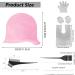 7 Pcs Silicone Highlight Cap Kit with Hook Needles and Dye Brushes - Hair Frosting and Tipping Cap for Girls - Buy Online on GoSupps.com