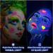 AOOWU UV Glow Face Paint Set - 6 Neon Fluorescent Colors for Blacklight Parties & Carnivals - Buy Online on GoSupps.com