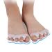 Silicone Bunion Protector Toe Separators - Hallux Valgus Corrector | 1 Pair - Buy Online on GoSupps.com
