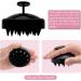 Soft Silicone Scalp Massager & Shampoo Brush for Hair Growth - Exfoliating Hair Wash Scrubber for Men Women & Pets (Black) - Buy Online on GoSupps.com