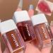 Sitovely 3 Colors Jelly Hydrating Lip Oil Set  Fruit Extract Moisturizing Clear Lip Glow Oil Transparent Plumping Lip Gloss  Shimmer Lip Balm for Lip Care  Nourishing Non-sticky Lip Tint (C)