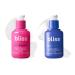 Bliss AM+PM Serum Duo: Glow & Hydrate with Vitamin C + Renew & Smooth with Glycolic Acid for 24-Hour Radiant Hydrated Skin - Daily Skincare Routine Set