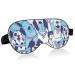 Sleep Mask Cute Dogs Blue Breathable Comfortable to Weighted Sleeping for Women Man Kids Conforms to Eye Contour Shape Adjustable Elastic Strap