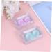 Solustre 6-Pack Mini Container Set for Colored Contact Lenses - Tweezers Cleaning Case Solution and Mirror Box | Shop Internationally - Buy Online on GoSupps.com