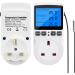 Diymore 220V Digital Temperature Controller Thermostat with Backlight LCD Screen - Ideal for Greenhouse, Farm, and Terrarium - Buy Online on GoSupps.com