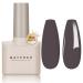 MAYCHAO 15ML Gel Nail Polish Charcoal Black Gel Nail Polish Soak Off UV LED Gel Polish Nail Art Starter Manicure Salon DIY at Home 0.5 OZ