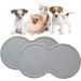 1 Pcs Non Slip Cat Food Mat Waterproof Pet Feeding Mat for Small Animals(grey) - Buy Online on GoSupps.com