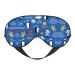 Penguin Turtle Print Unisex Sleep Eye Mask Soft Comfort Eye Shade Cover for Travel/Yoga/Shift Work