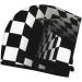 3D Black & White Checkerboard Hair Towel | Ultra-Soft Super Absorbent Microfiber Wrap for Long Curly & Thick Hair - Quick Dry Coral Velvet - Buy Online on GoSupps.com