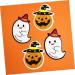 ABOOFAN 100 Pcs Lollipop Decoration Lollipop Greeting Card Lollipop Card Holder Packaging Decoration Card Lollipop Ghost Card Paper Card Candy Wrapping Card Sugar Card Halloween - Buy Online on GoSupps.com