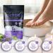 Lavender Oil Foot Soak with Epsom Salt for Dry Cracked Feet - Made in USA - 1 LB Lavender - Softens Calluses, Soothes Sore Feet & Removes Odor - Athlete's Foot Relief - Buy Online on GoSupps.com