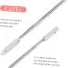 SAFIGLE 3 Pi ces Palette Verre pour Nail Art de Plaques Pousse Cuticules Acier Inoxydable Outils de M lange Toning pour Vernis Ongles - Buy Online on GoSupps.com